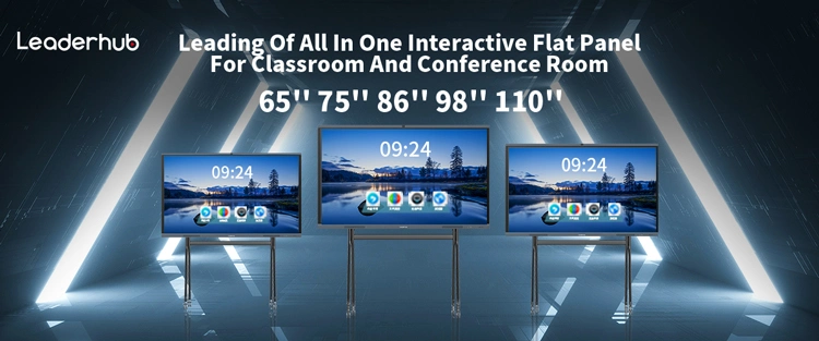 Multi Touch Screen 4K UHD Android OPS Smart TV Classroom LCD Interactive Whiteboard Manufacturers