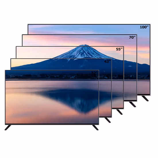 工場カスタム 32 インチ Android テレビ 4K ホーム LED UHD LCD スマート TV